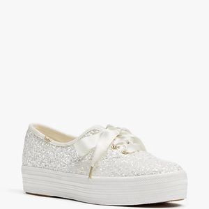 Keds X Kate Spade New York Triple Glitter Sneakers